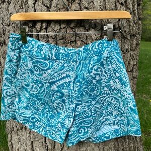 ⭐️LOFT Paisley Shorts in size 2